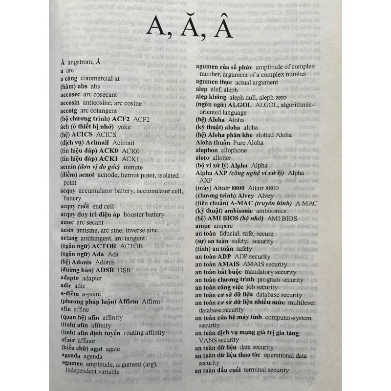 TỪ ĐIỂN TOÁN HỌC VÀ TIN HỌC VIỆT - ANH 759128