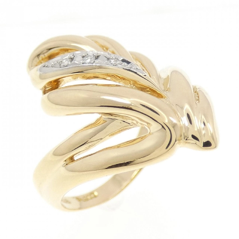 Nhẫn kim cương K18YG/PT 0.025CT - Hàng hiệu Authentic 855335