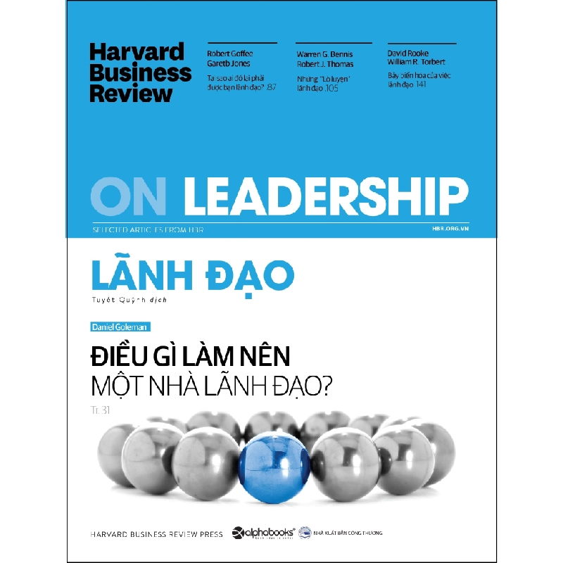 HBR - On Leadership - Lãnh Đạo - Harvard Business Review Press 294560