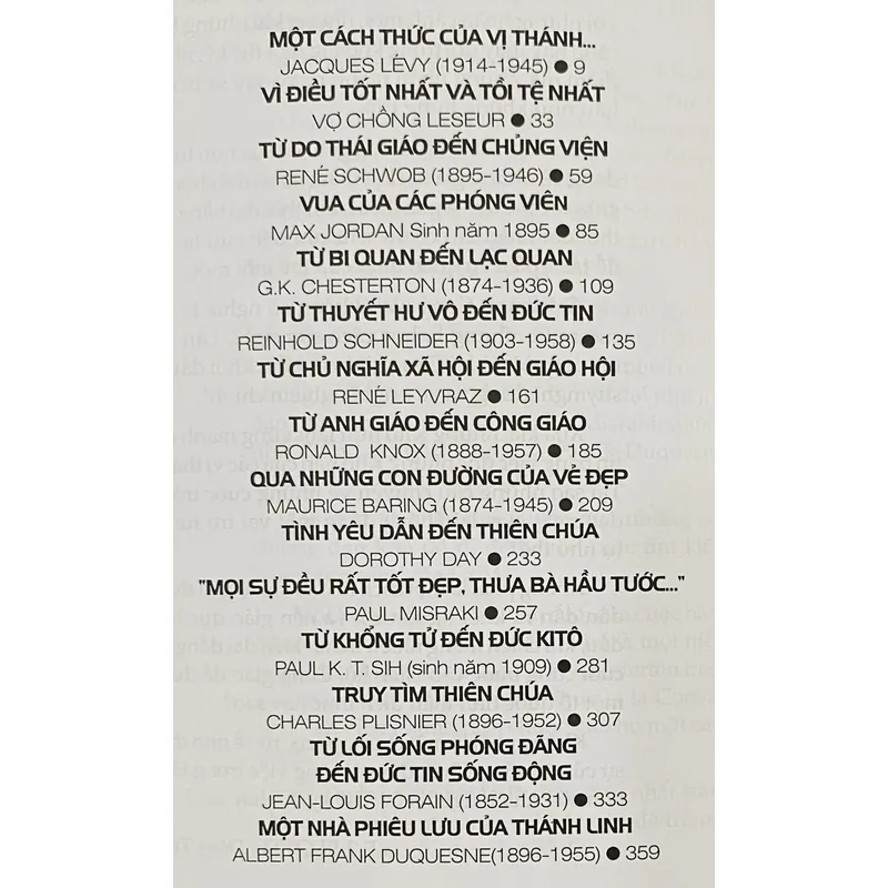 Những người trở lại Công giáo - Nguyễn Thành Thống 692636