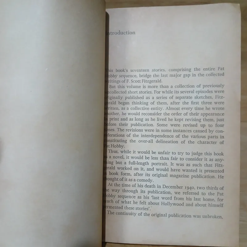 The Pat Hobby Stories - F. Scott Fitzgerald 711749