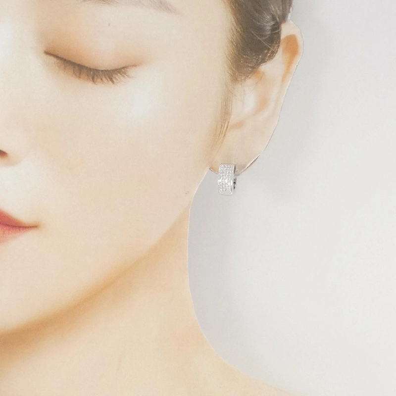 K18WG Bông tai kim cương Pavé 0.50CT - Hàng hiệu Chính hãng 864951