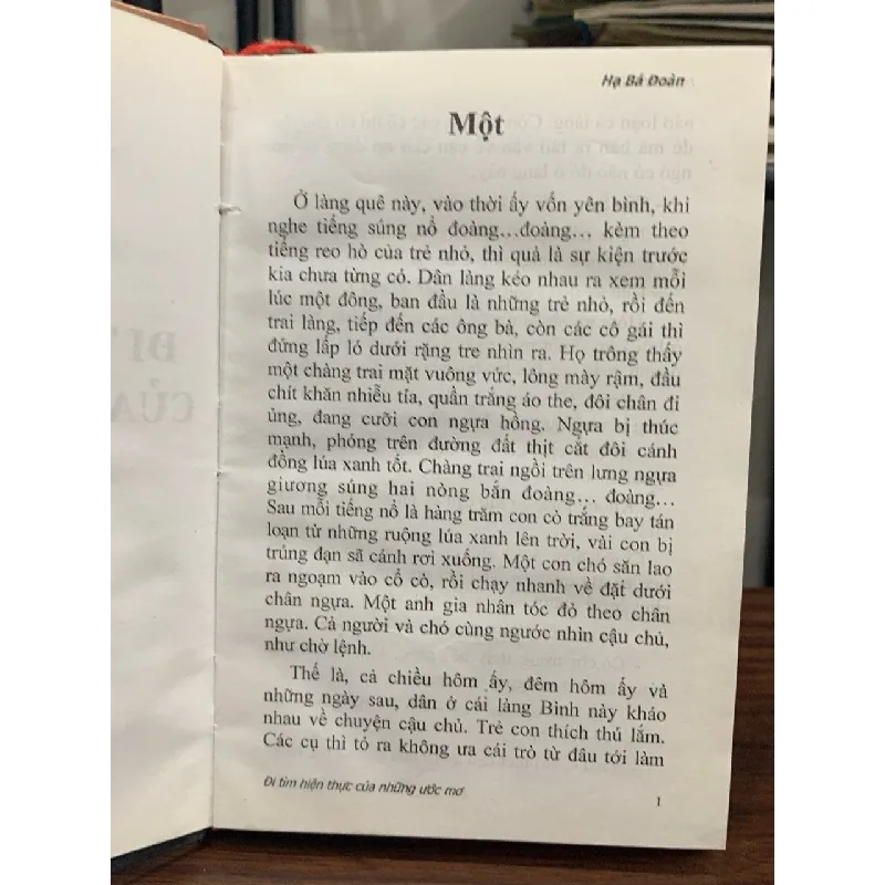 Đi tìm hiện thực của những ước mơ- Hạ Bá Đoàn 693321