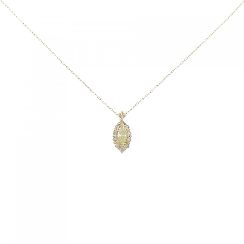 Dây chuyền kim cương K18YG 0.20CT - Hàng hiệu Chính hãng 860648