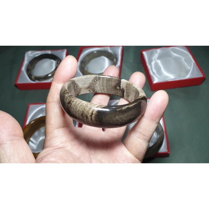 Vòng gỗ hóa thạch 55mm size nữ 503691
