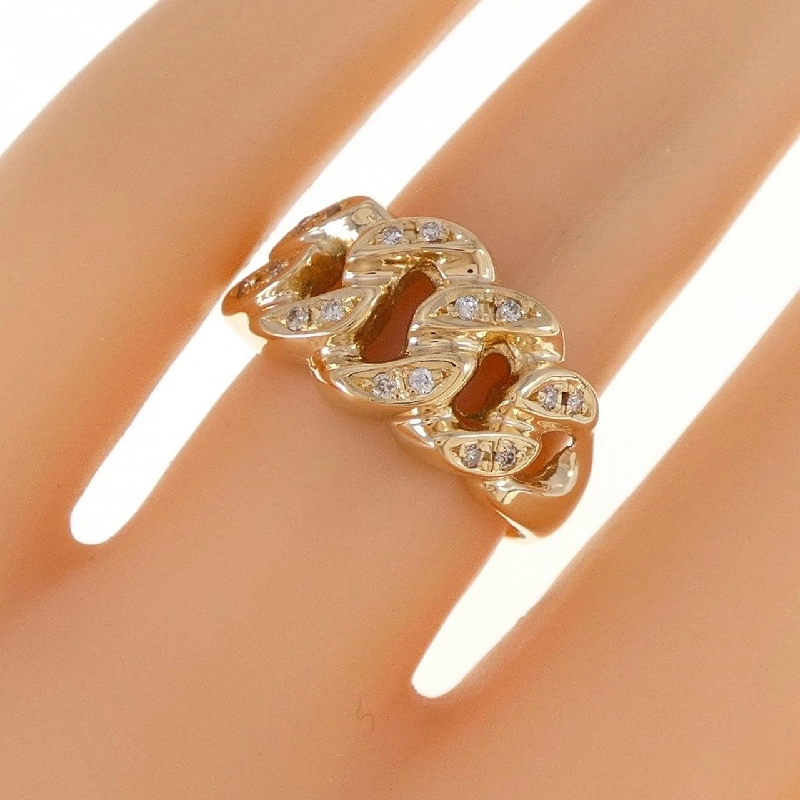 Nhẫn kim cương K18YG 0.07CT - Hàng hiệu Authentic 855214