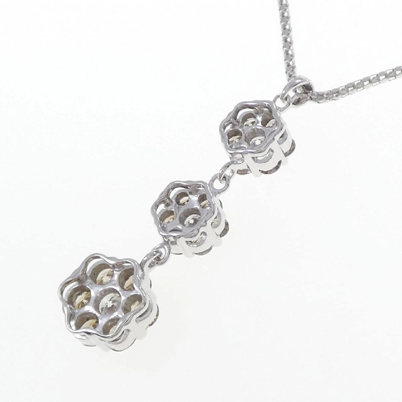 K18WG Hoa Kim Cương Dây Chuyền 1.95CT - Hàng hiệu Chính hãng 856534