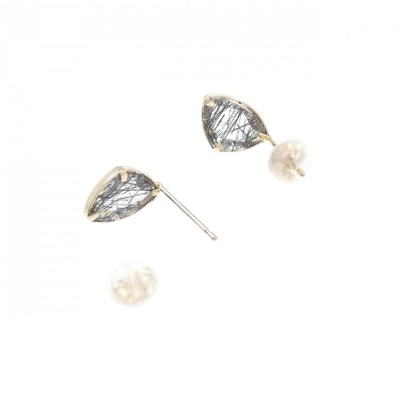 K10YG Tourmaline In Quartz Bông Tai - Hàng hiệu Chính hãng 867912