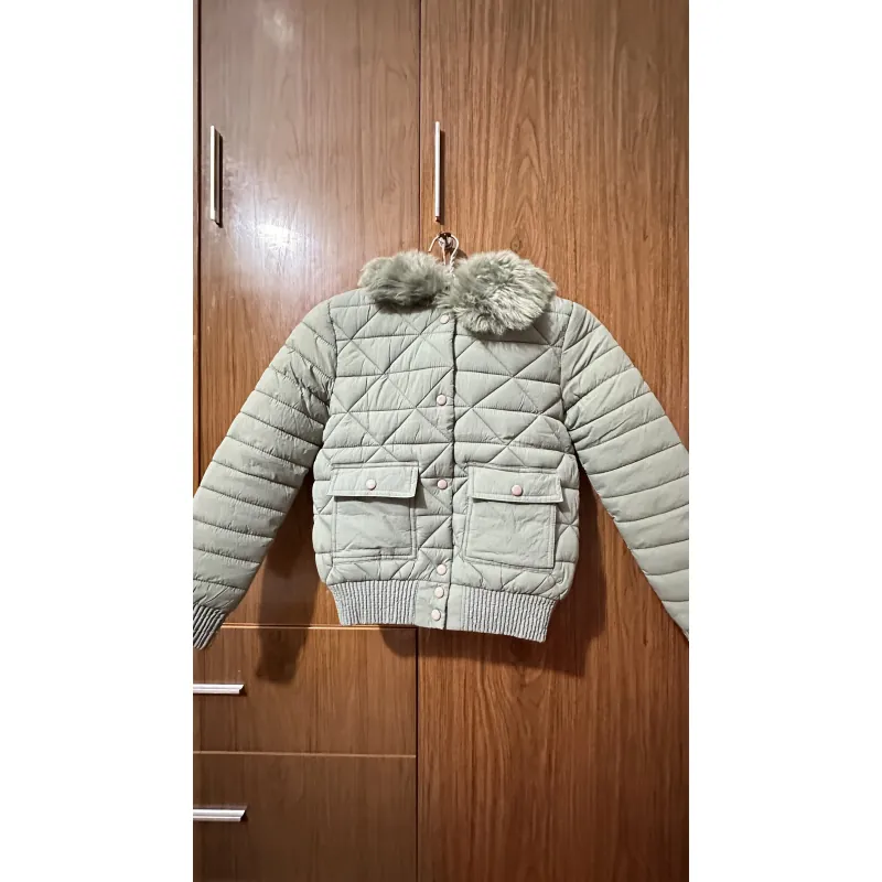 Áo phao nữ màu xanh 1013032