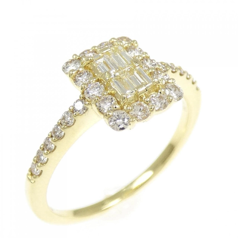 【Sản phẩm mới】Nhẫn kim cương K18YG 0.58CT 672956