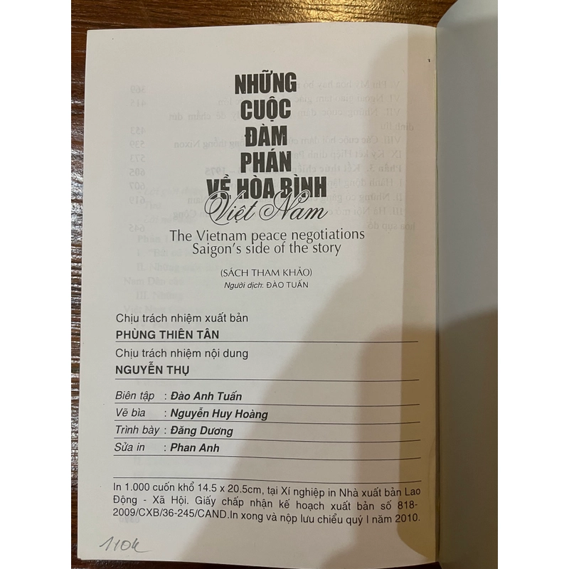 Những Cuộc Đàm Phán Về Hoà Bình Việt Nam - Nguyễn Phú Đức (k1) 549922