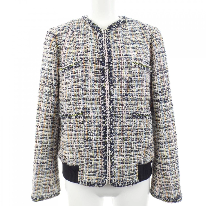 CHANEL P22969V13789 04P Áo khoác không cổ - Hàng hiệu Chính hãng 815744