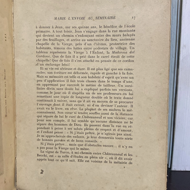 NORTE - DAME AUXILIATRICE DANS LA VIE DE SAINT JEAN BOSCO (XB 1938) 475585
