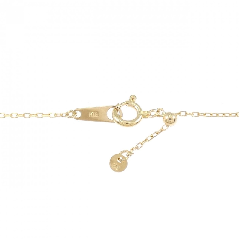 K18YG Mặt trăng Kim cương Dây chuyền 0.15CT - Hàng hiệu Chính hãng 858455