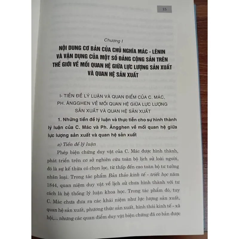 SÁCH GIẢI QUYẾT MỐI QUAN HỆ GIỮA LỰC LƯỢNG SẢN XUẤT VÀ QUAN HỆ SẢN XUẤT 1058805