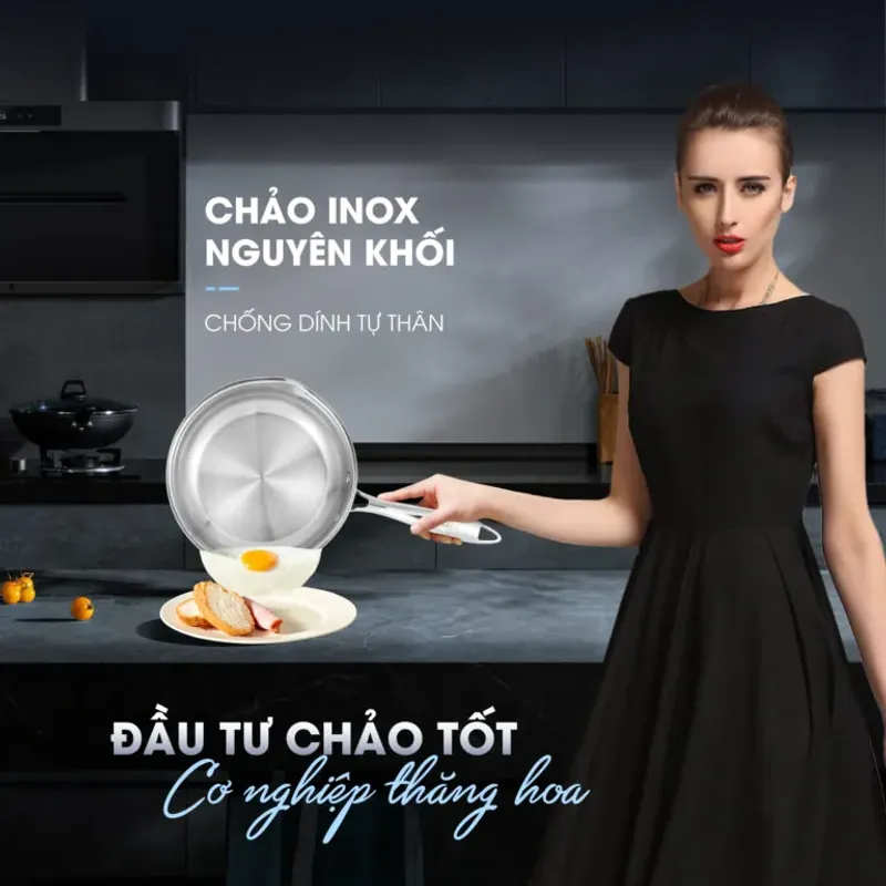 Chảo TRIPRO KALITE – Truyền Nhiệt Cực Nhanh, Đáy 3 Lớp Giúp Tiết Kiệm Tối Đa Năng Lượng! 732596