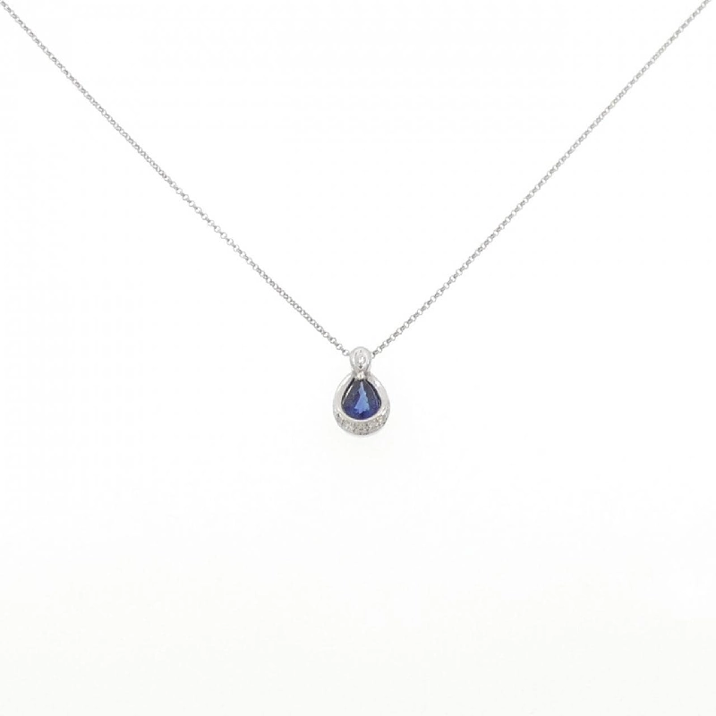 Dây chuyền Sapphire PT900/PT850 0.52CT - Hàng hiệu Chính hãng 857950