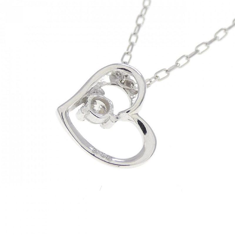 K10WG Dây chuyền kim cương hình trái tim 0.03CT - Hàng hiệu Chính hãng 857326