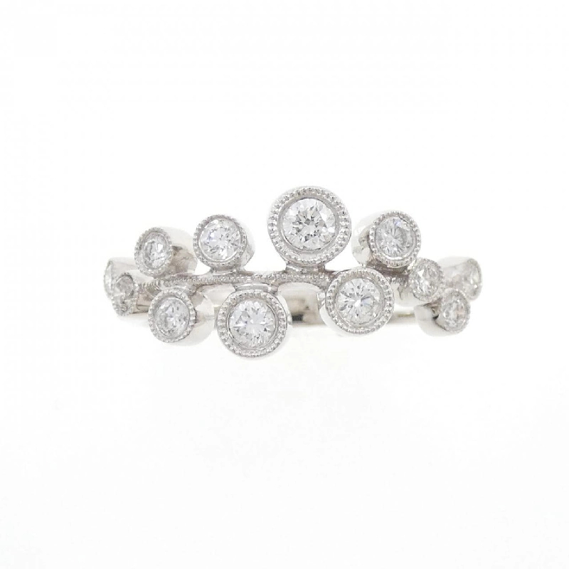 Nhẫn kim cương K18WG 0.46CT 667282