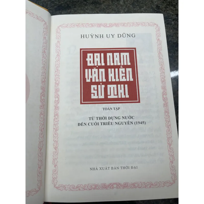 Đại Nam văn hiến sử thi Huỳnh Uy Dũng 720096