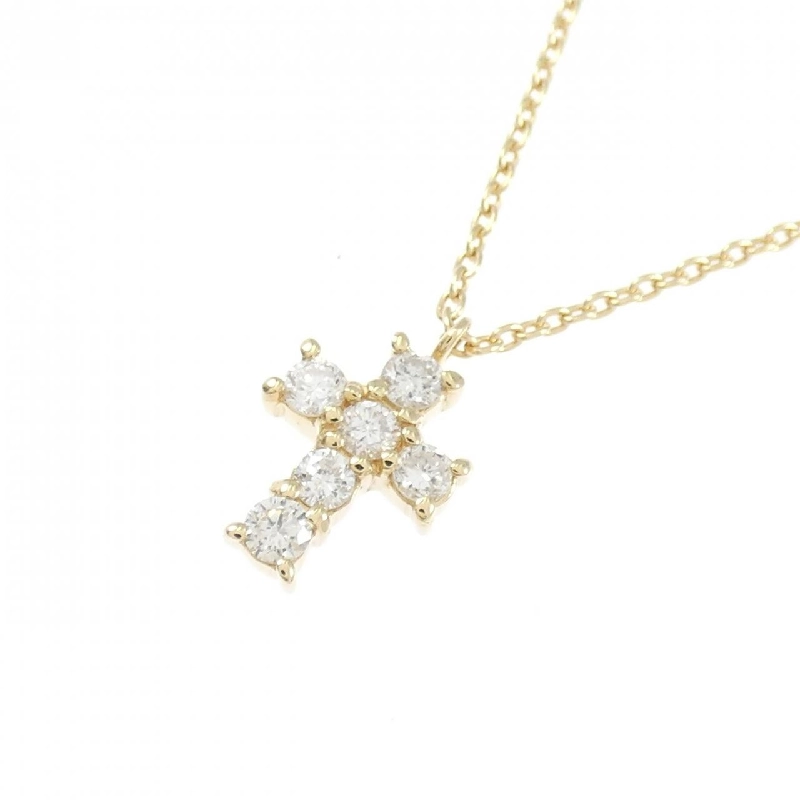 Dây chuyền kim cương hình chữ thập Vandome 0.18CT - Hàng hiệu Authentic 842061