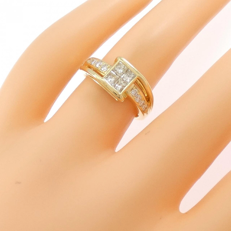 Nhẫn kim cương K18YG 0.70CT - Hàng hiệu Chính hãng 851035