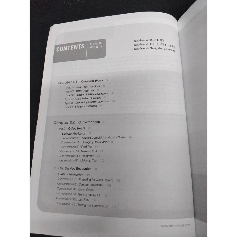 Navigator Listening mới 70% chóc gáy kèm CD HCM2606 Toefl iBT HỌC NGOẠI NGỮ 531532