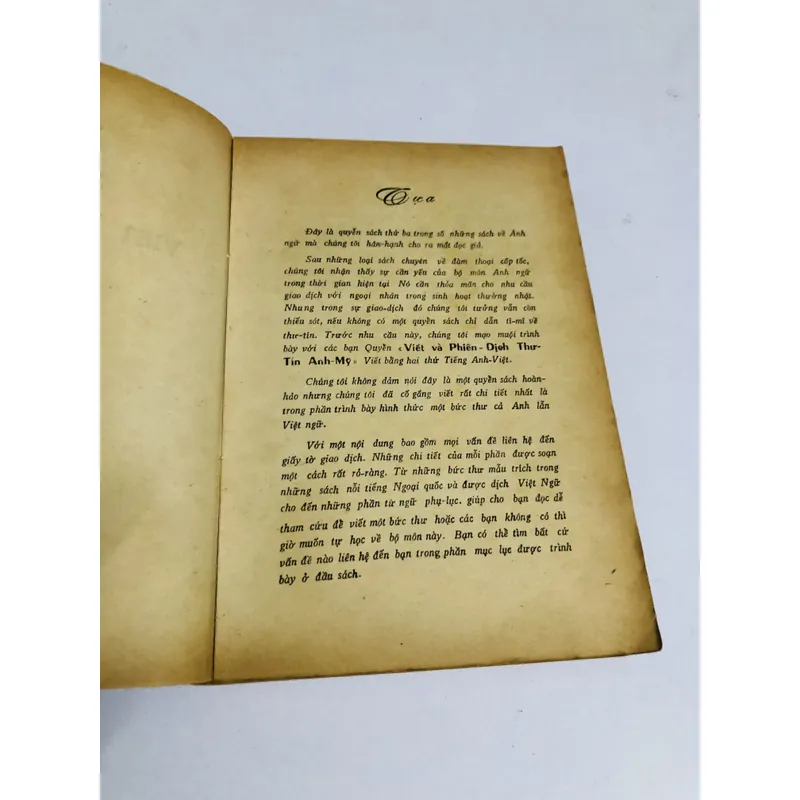 VIẾT VÀ PHIÊN DỊCH THƯ TÍN ANH – MỸ 1967 718062