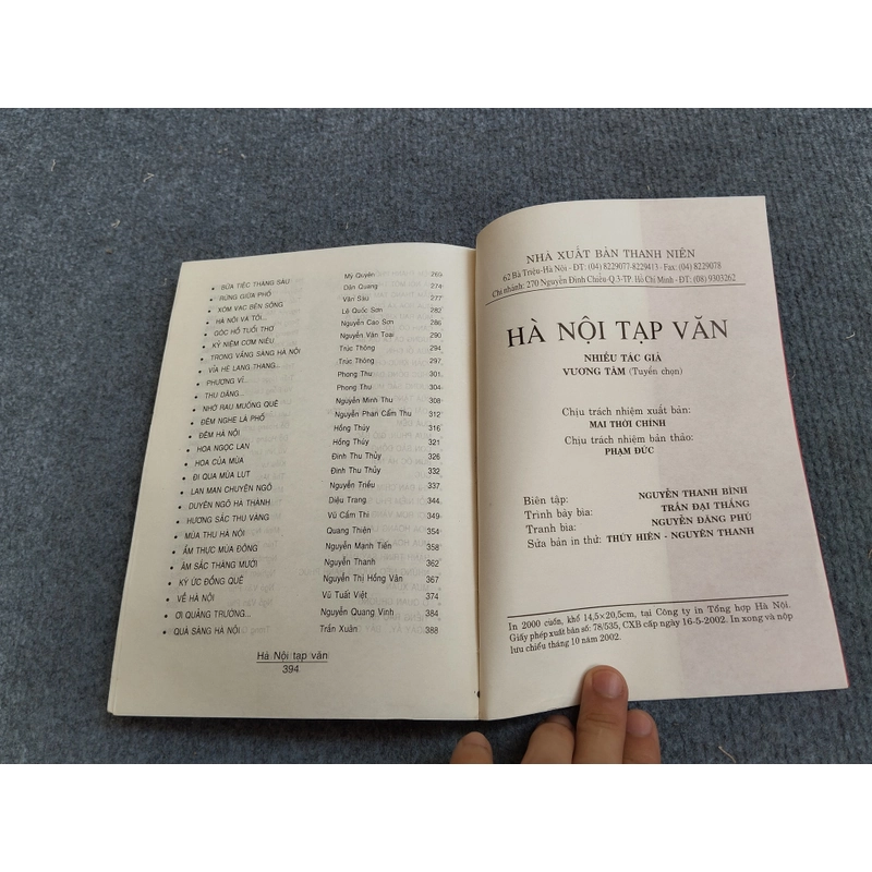 HÀ NỘI TẠP VĂN 464385