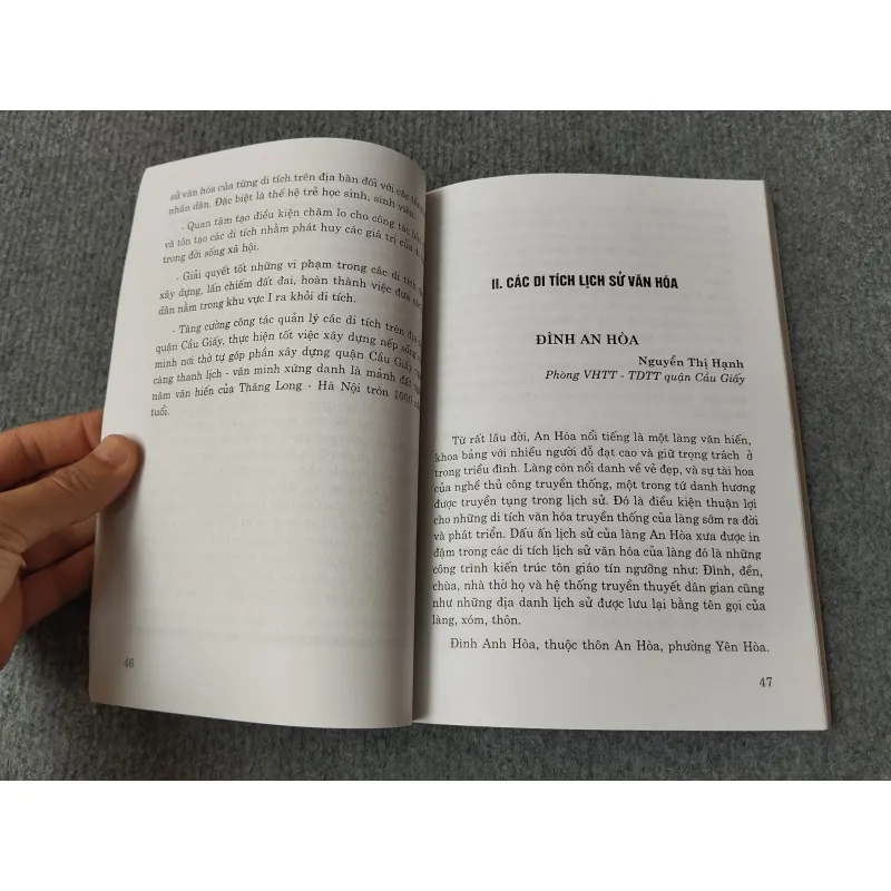 DI TÍCH LỊCH SỬ VĂN HOÁ QUẬN CẦU GIẤY 717924