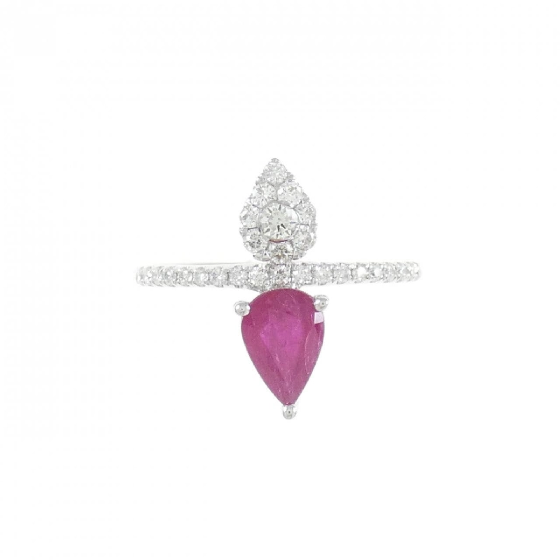 Nhẫn ruby K18WG 0.86CT 672224