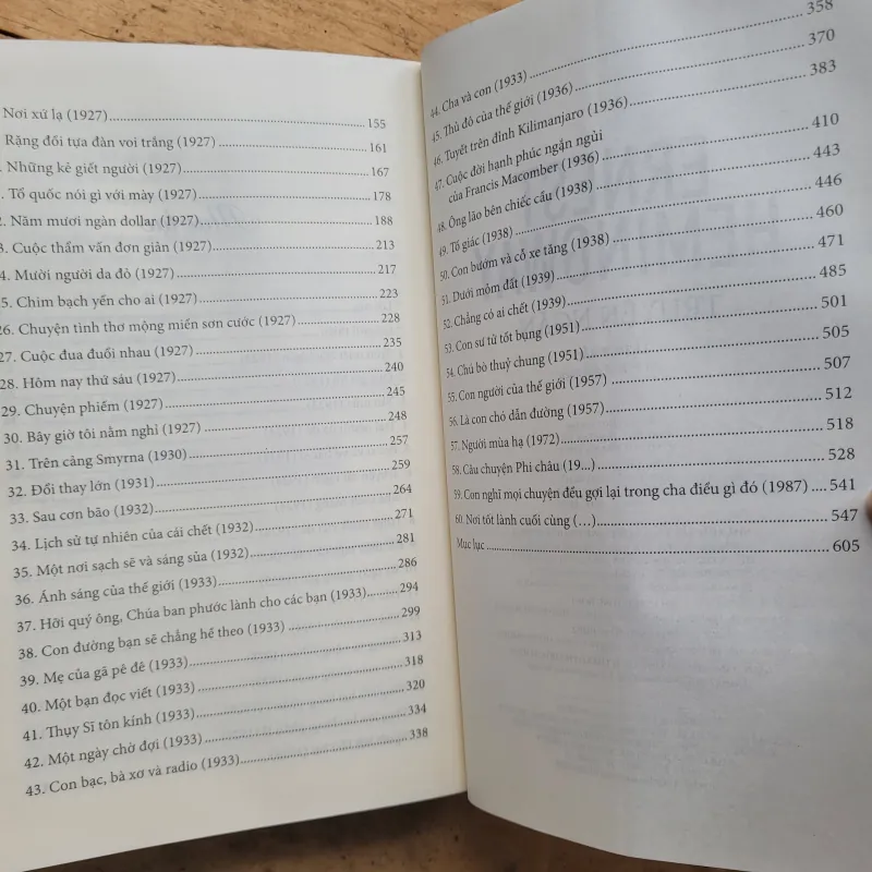 Truyện ngắn Ernest Hemingway 1009143