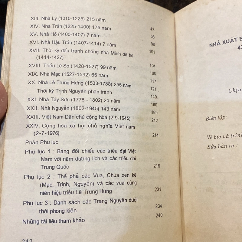 TÓM TẮT NIÊN BIỂU LỊCH SỬ VIỆT NAM (XB 1997) 501164