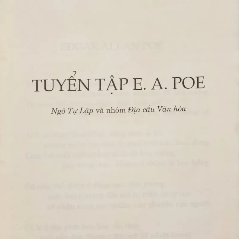 Tuyển tập Edgar Allan Poe 588860