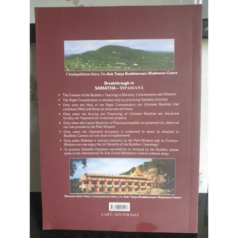 Bước đột phá trong thiền Samatha và thiền Vipassana - sách tiếng Anh 958238