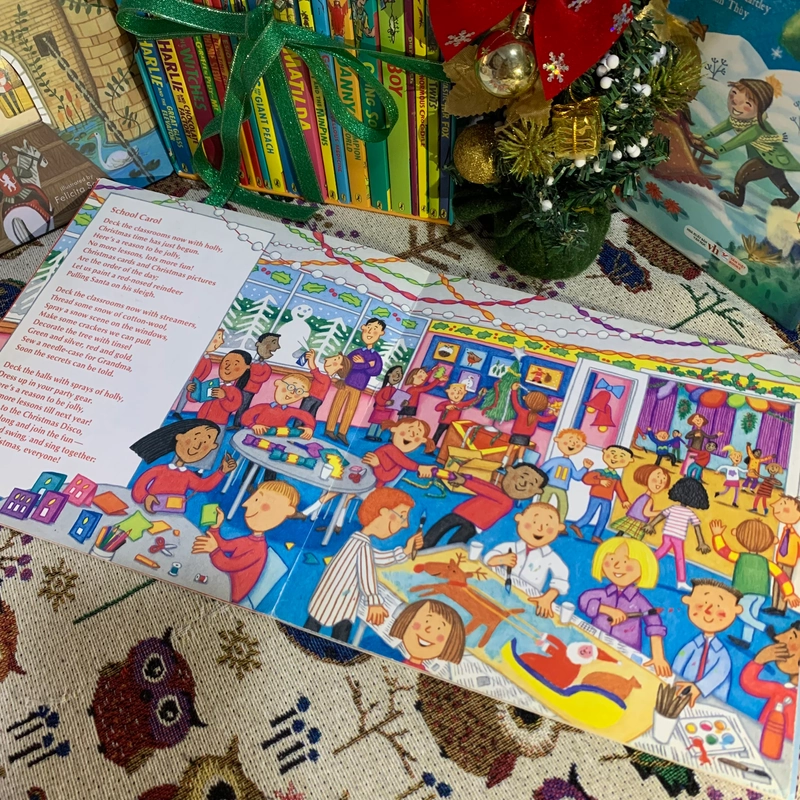 Sách tranh Christmas Poems, bản 1999 Used, 70%, Picture Book For Kids, Quà tặng Mori 338609