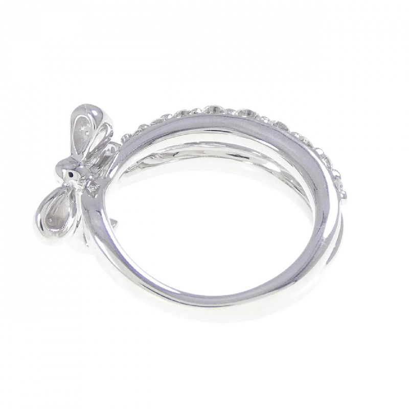 Nhẫn hồng ngọc kim cương K18WG 669597