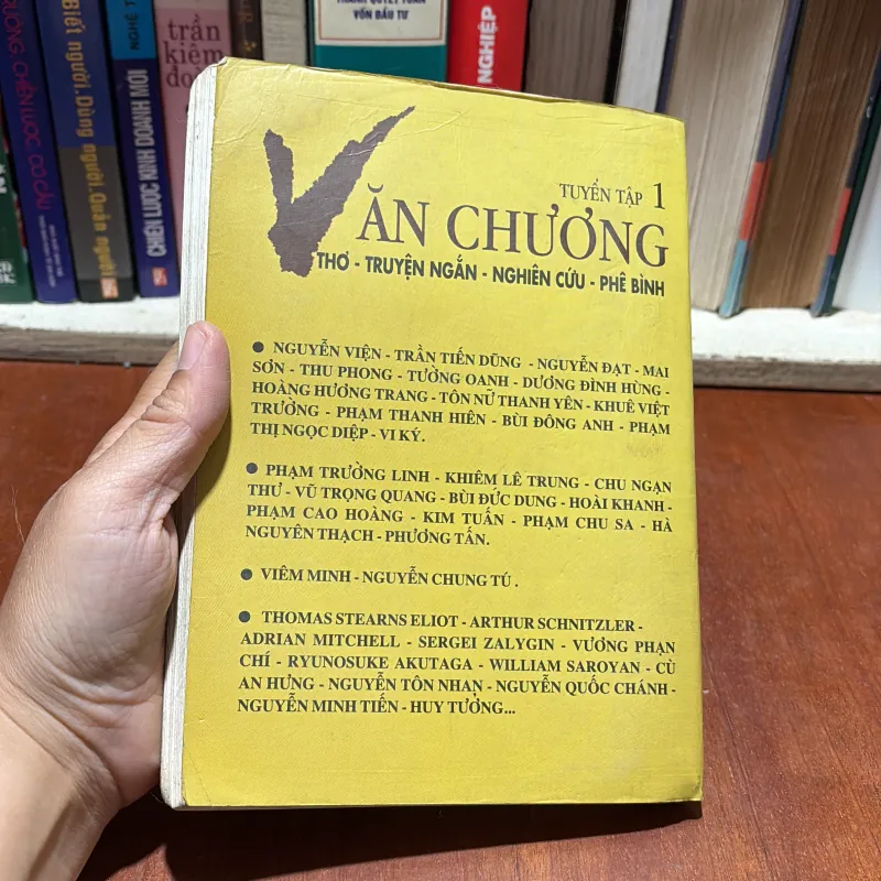 [Sách Bị Mốc] - I Tuyển Tập 1 _ Văn Chương - Thơ, Truyện Ngắn, Nghiên Cứu, Phê Bình - 1999 797176