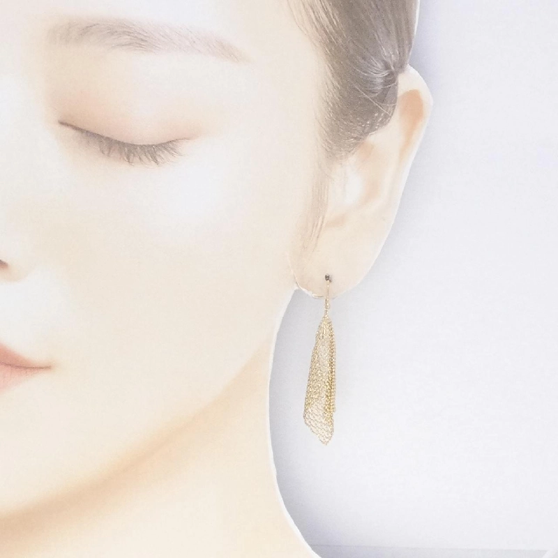 K18YG Bông tai - Hàng hiệu Authentic 875232