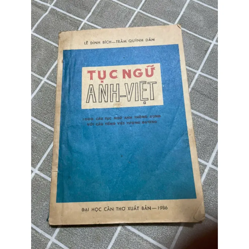 TỤC NGỮ ANH VIỆT - LÊ ĐÌNH BÍCH-TRẦM QUỲNH DÂN 572915