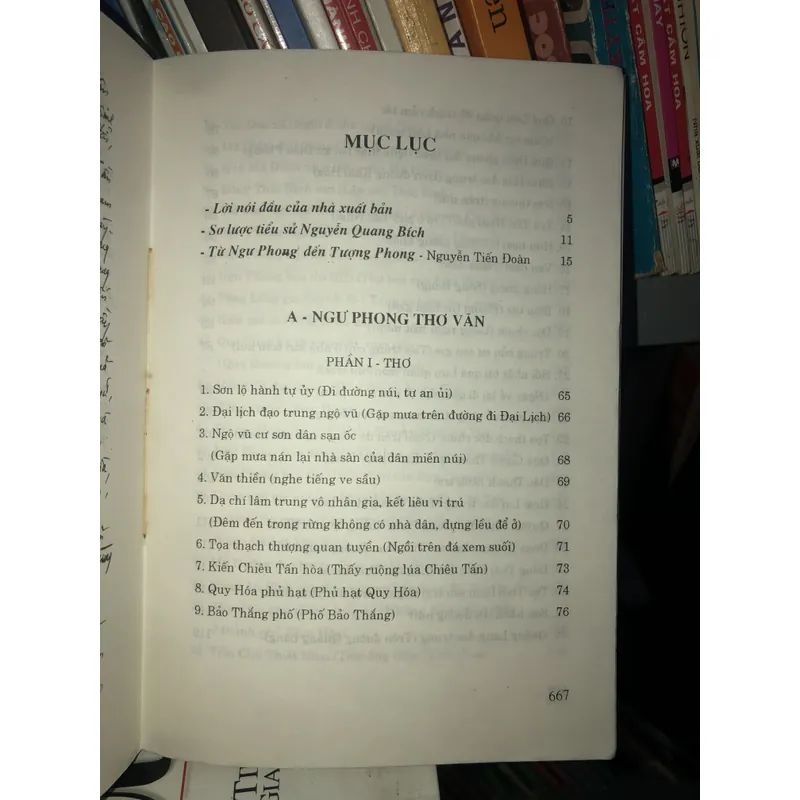 Ngư phong và tượng phong - Thi văn tập 728256