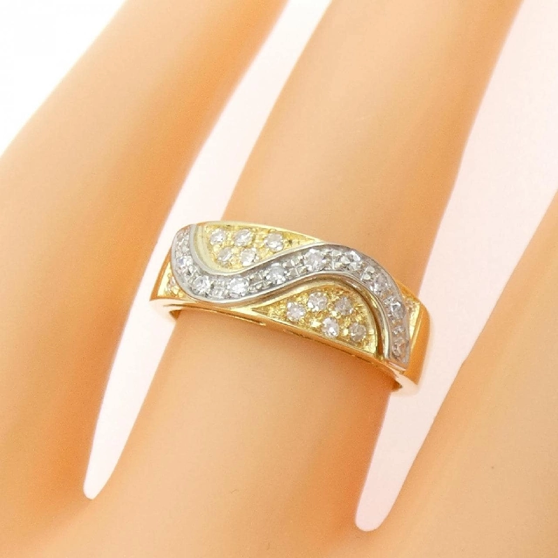 Nhẫn kim cương 750YG/750WG - Hàng hiệu Authentic 849864