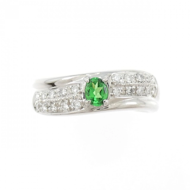 Nhẫn Garnet Xanh PT900 0.177CT - Hàng hiệu Chính hãng 853213