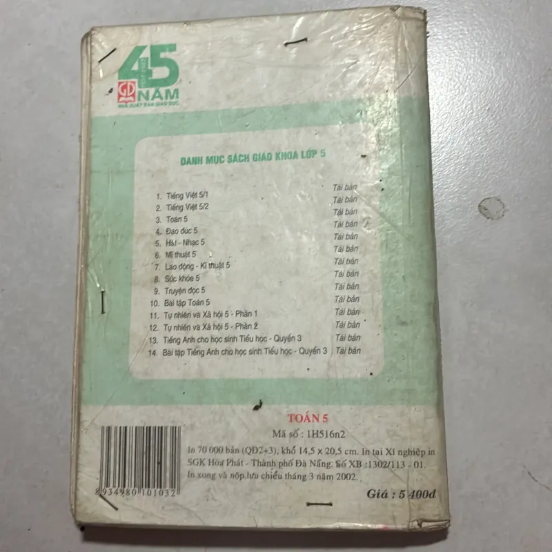 Toán 5 - 2002s 799871