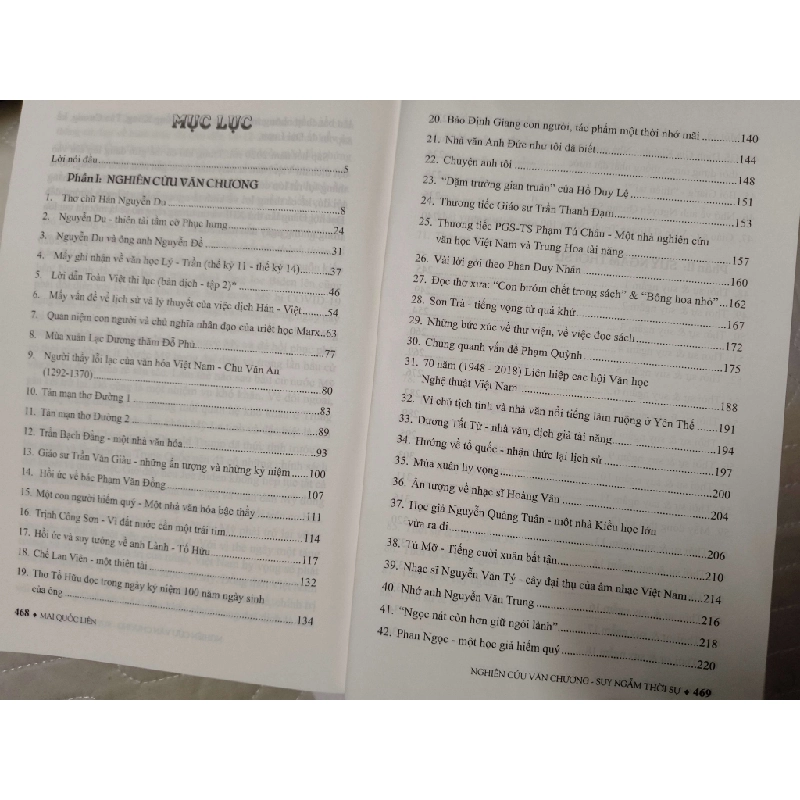 NGHIÊN CỨU VĂN CHƯƠNG VÀ SUY NGẪM - MAI QUỐC LIÊN - 2021 - 471 trang ANTQ2308 VĂN HỌC 542570