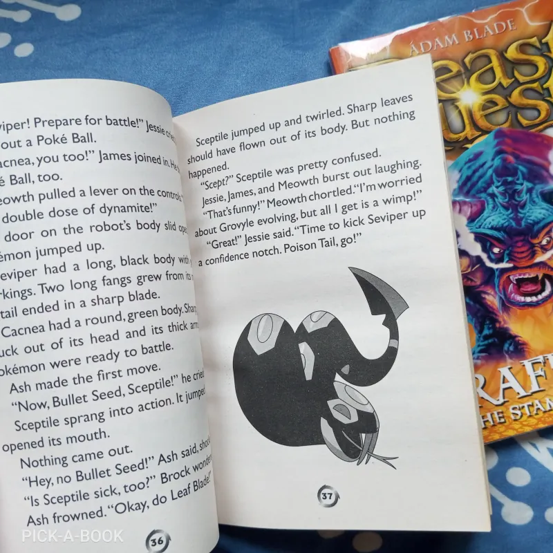 Combo 2 truyện luyện đọc Tiếng Anh cho bé trai Beast Quest và Pokemon 927947