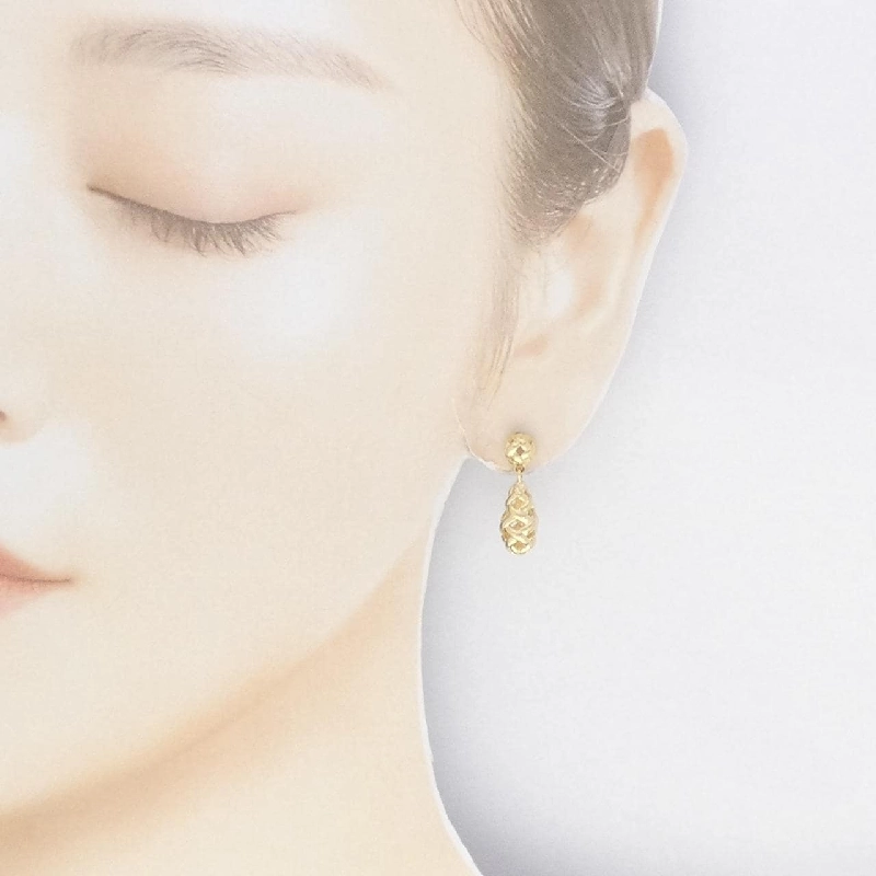 Bông tai 750YG/K18YG - Hàng hiệu Authentic 870127