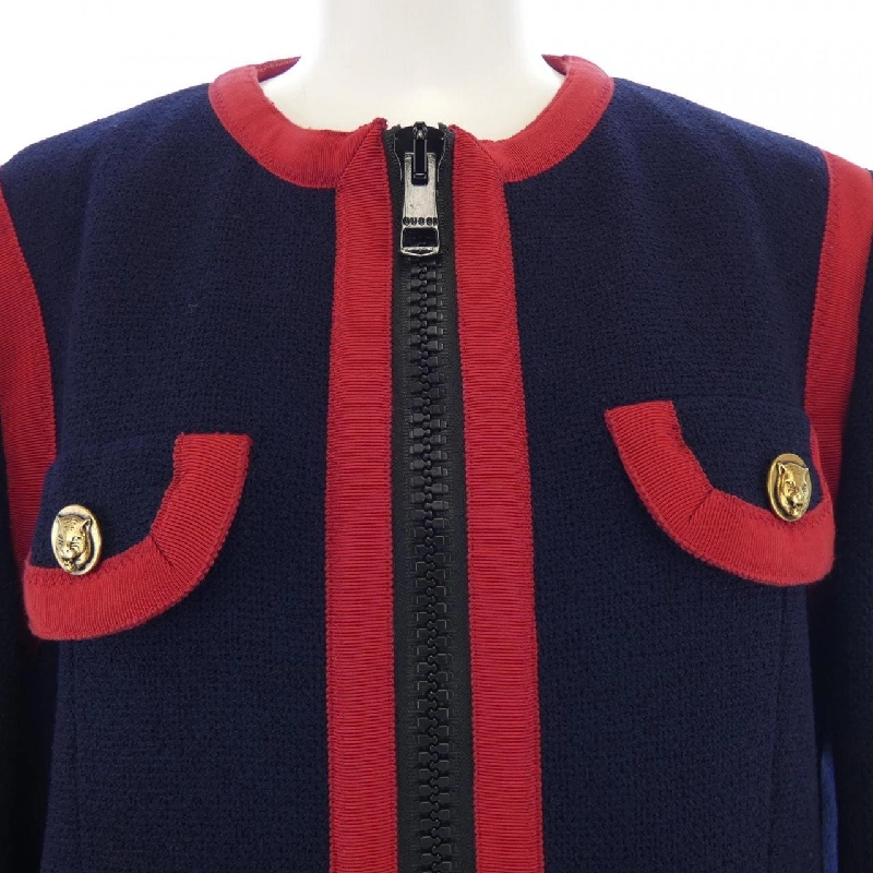 【Mã giảm giá】Gucci GUCCI Áo khoác không cổ 639881