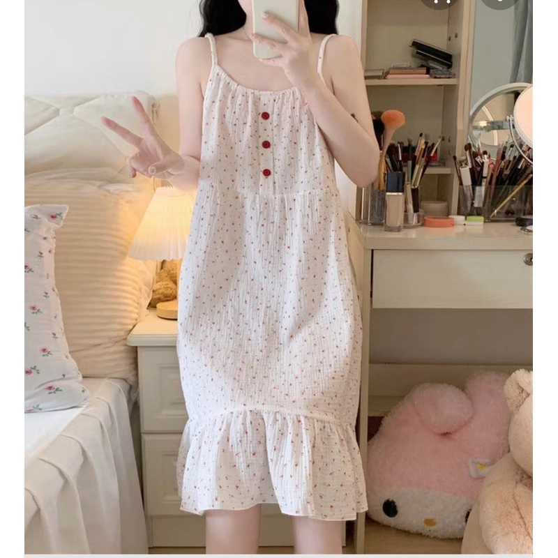 Váy mặc ở nhà , chất đũi xốp, size M 462464