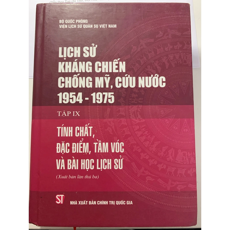 LỊCH SỬ KHÁNG CHIẾN CHỐNG MỸ, CỨU NƯỚC1954-1975 (Tập 9) 519453